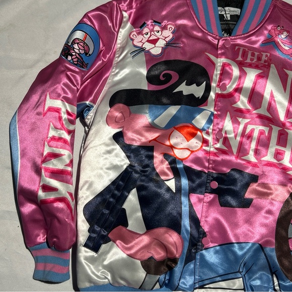 HeadGear Classics Mens Pink Panther Satin Jacket Size L NWT - Picture 3 of 9